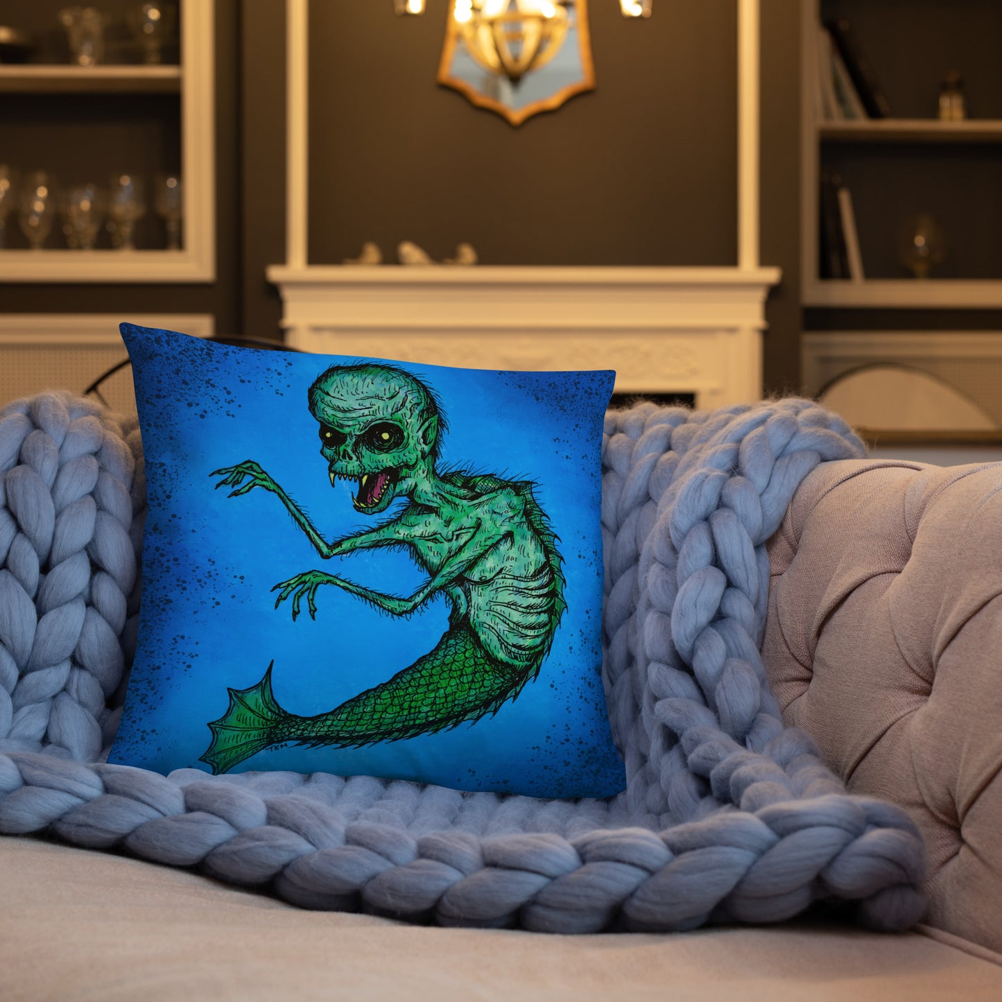 Fiji Mermaid Pillow