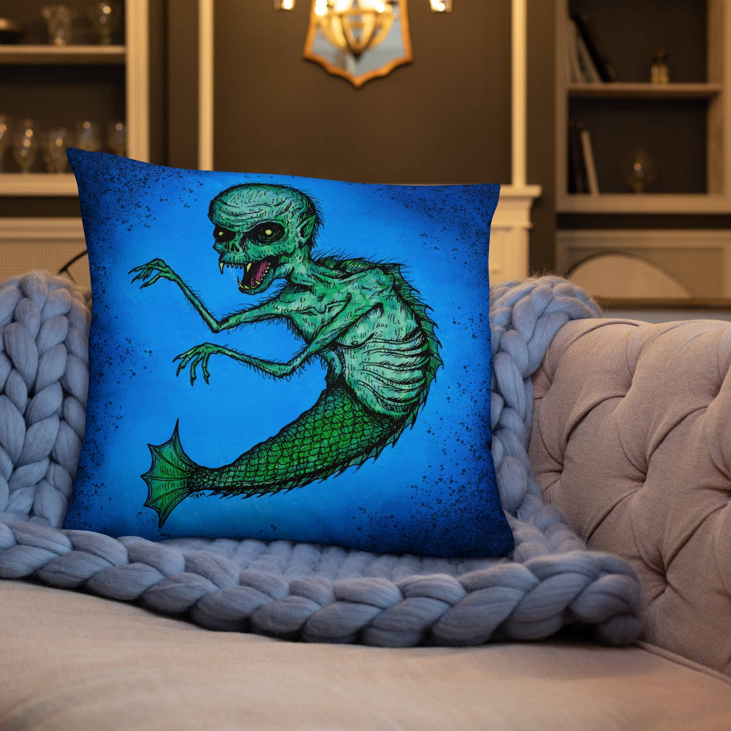 Fiji Mermaid Pillow