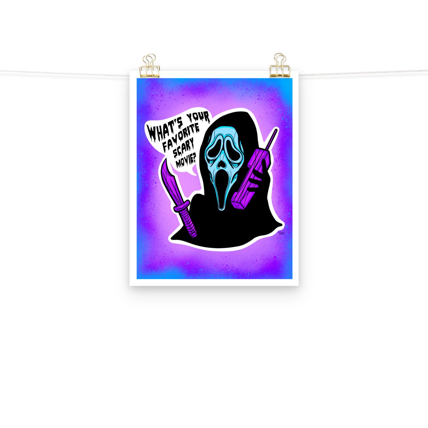 Scream Ghostface Fan Art Print