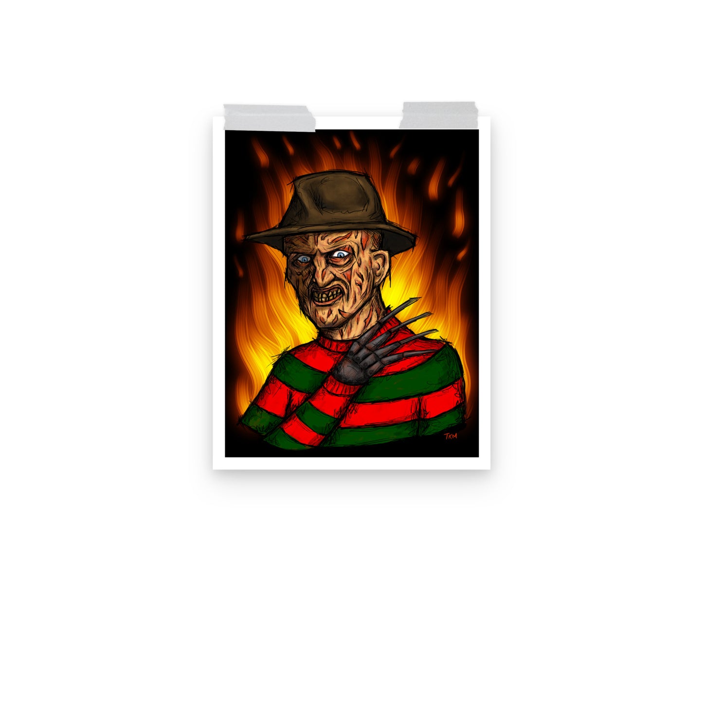 Freddy Krueger Fan Art Print