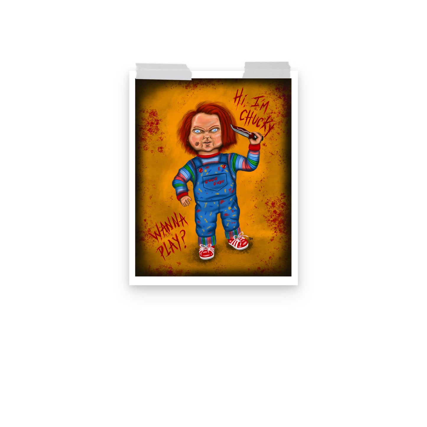 Chucky Fan Art Print