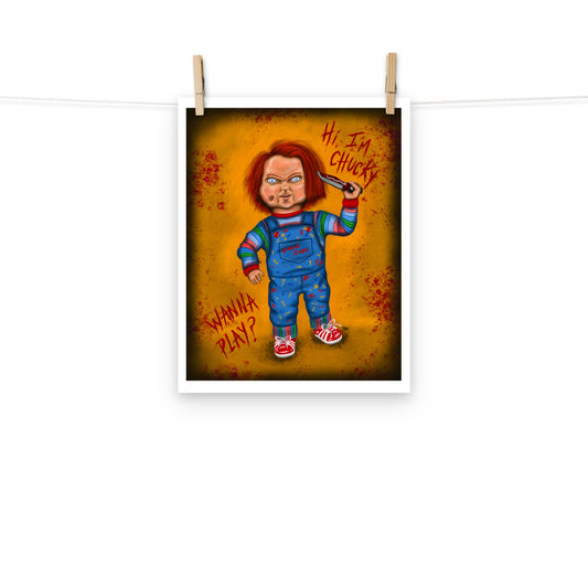 Chucky Fan Art Print