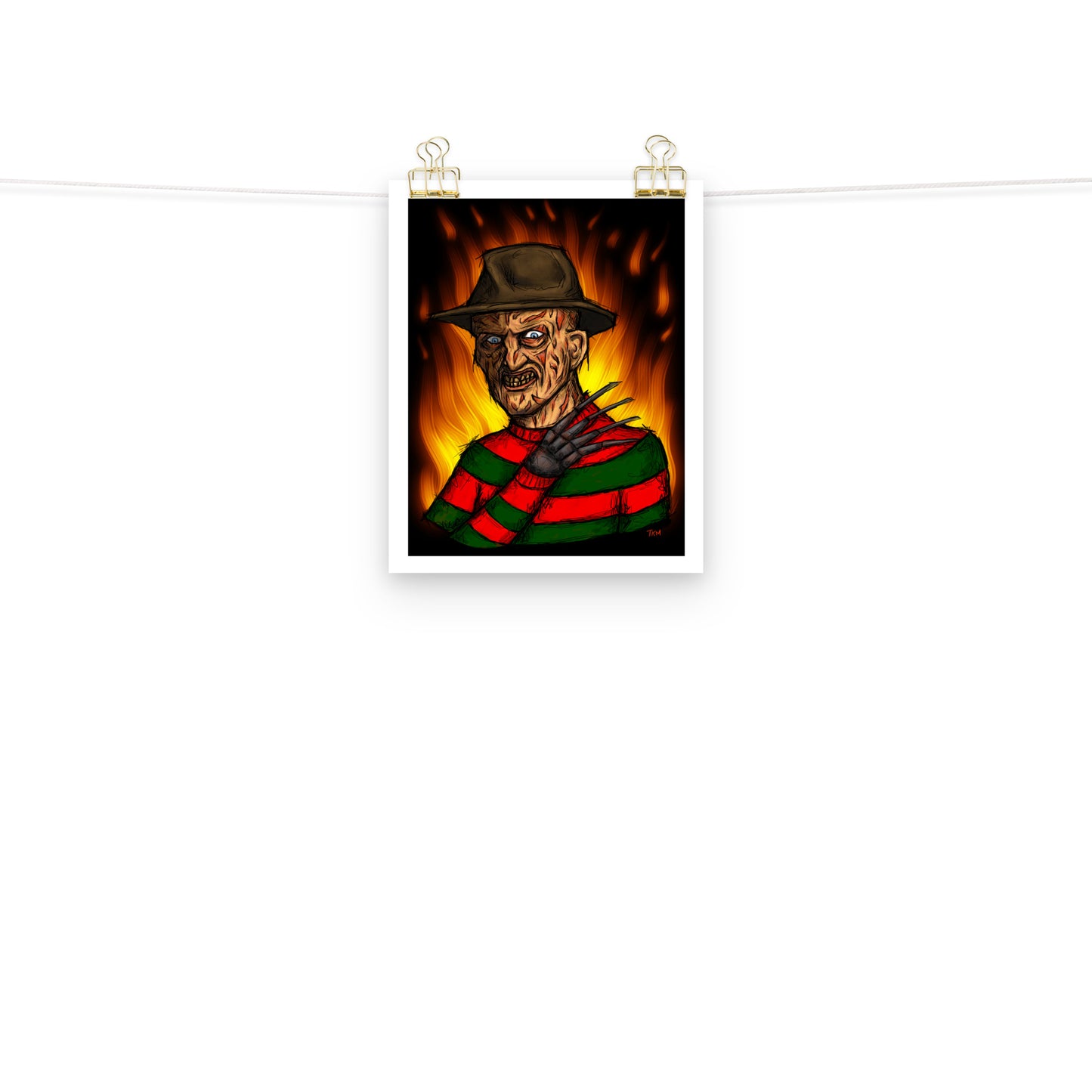 Freddy Krueger Fan Art Print