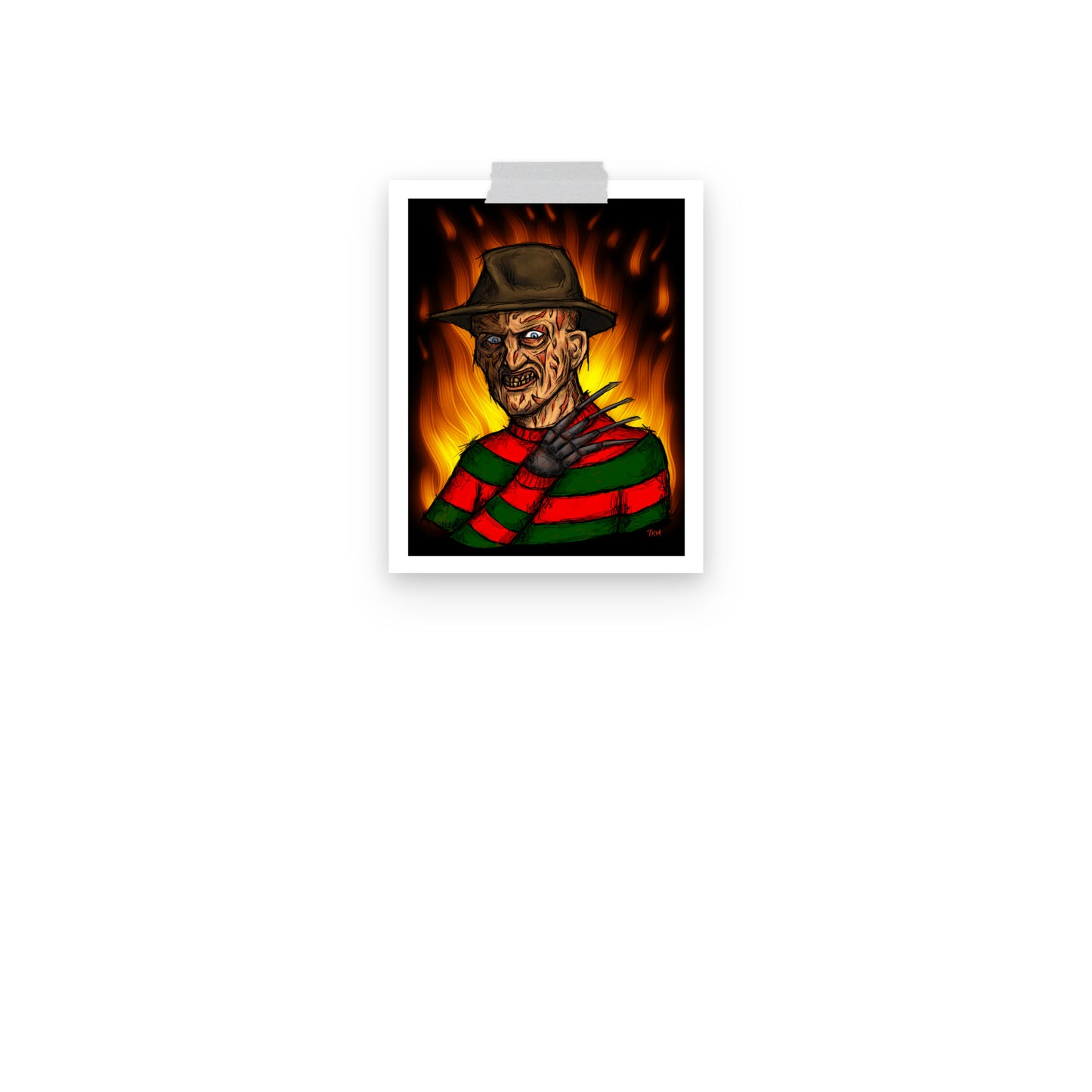 Freddy Krueger Fan Art Print