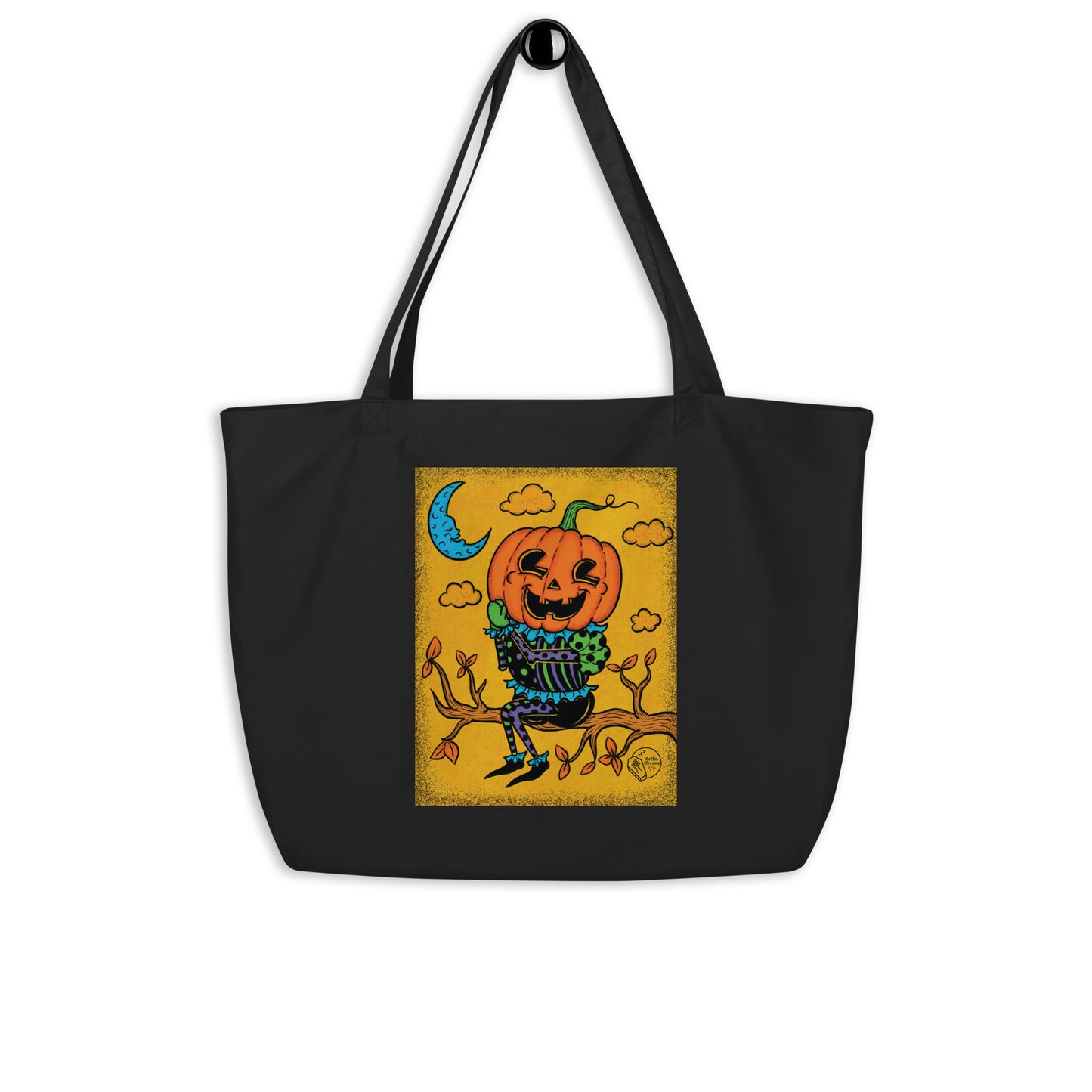 Vintage Halloween Pumpkin Tote