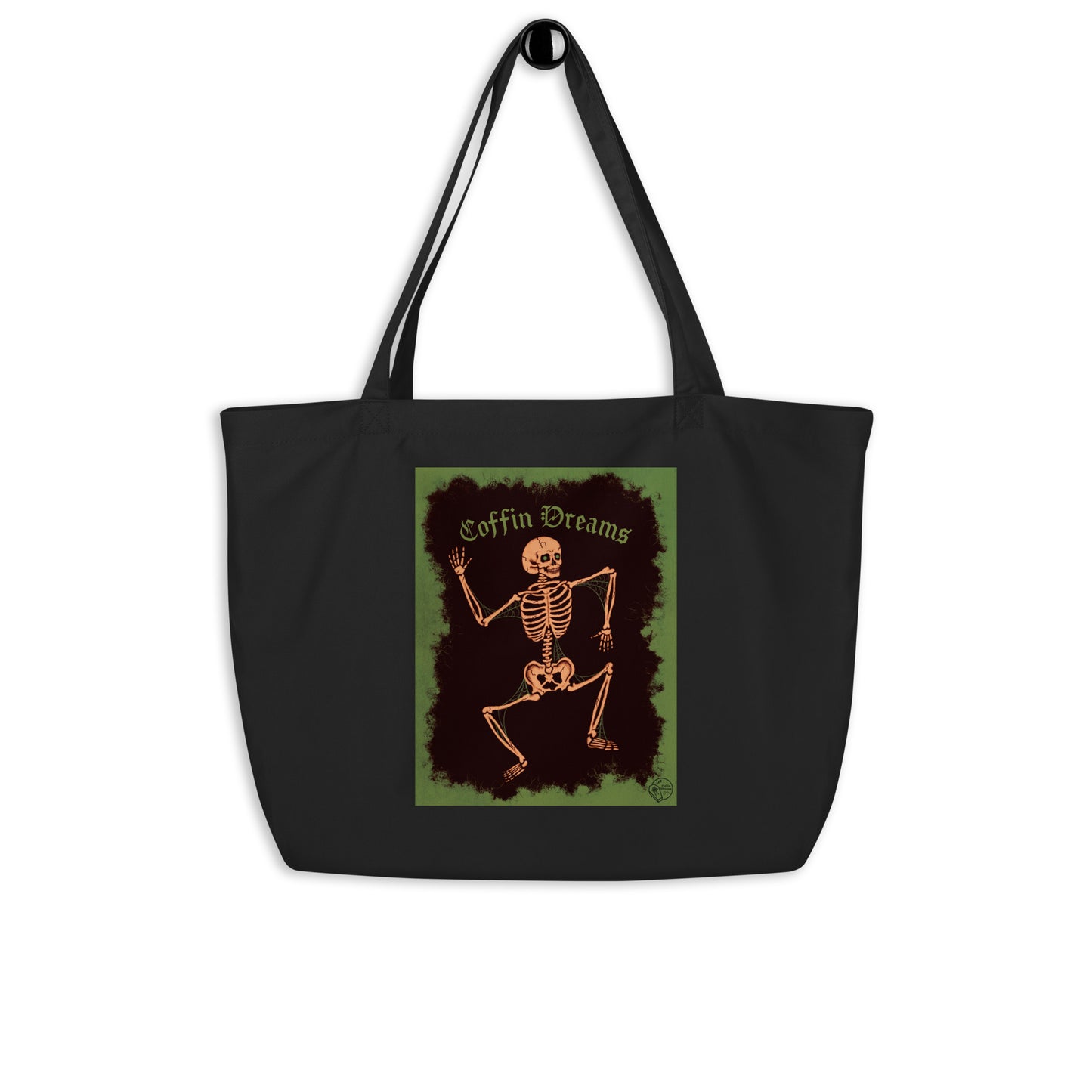 Vintage Halloween Skeleton Tote