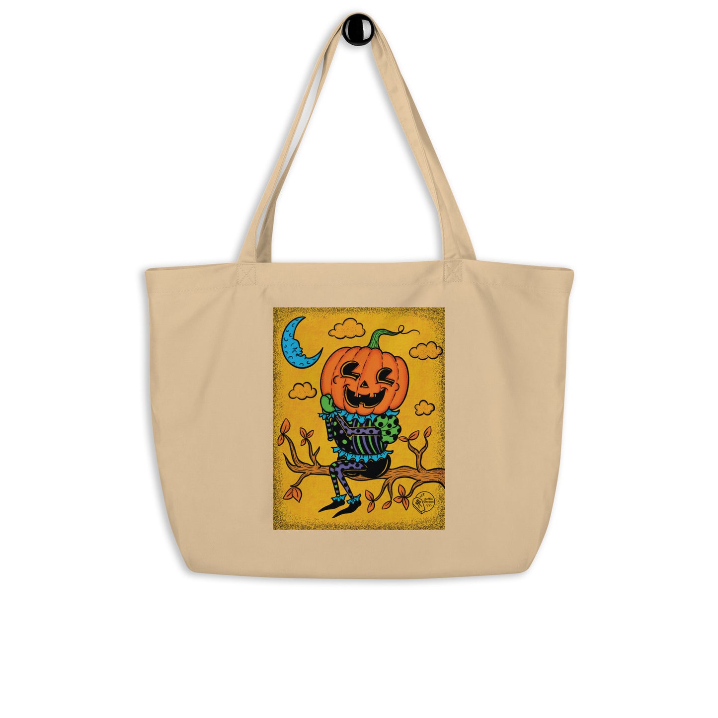 Vintage Halloween Pumpkin Tote