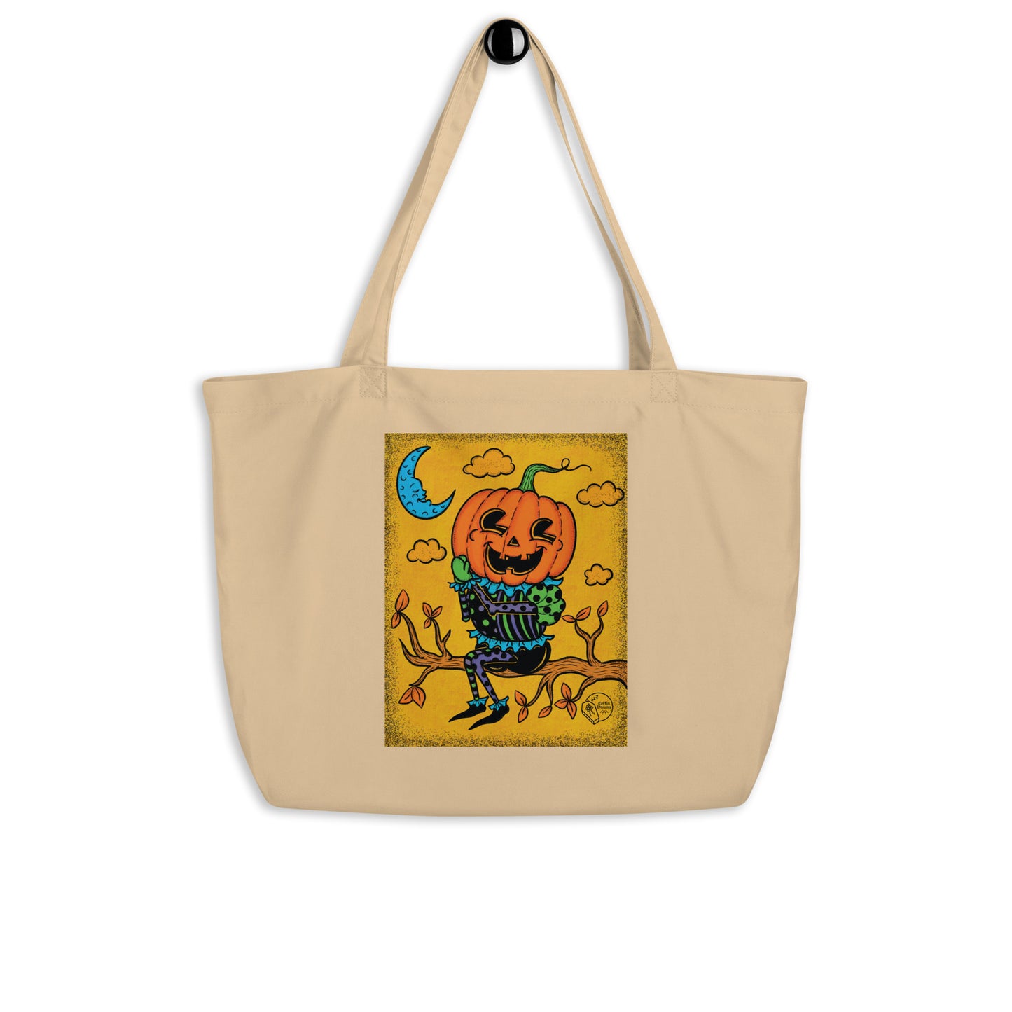 Vintage Halloween Pumpkin Tote