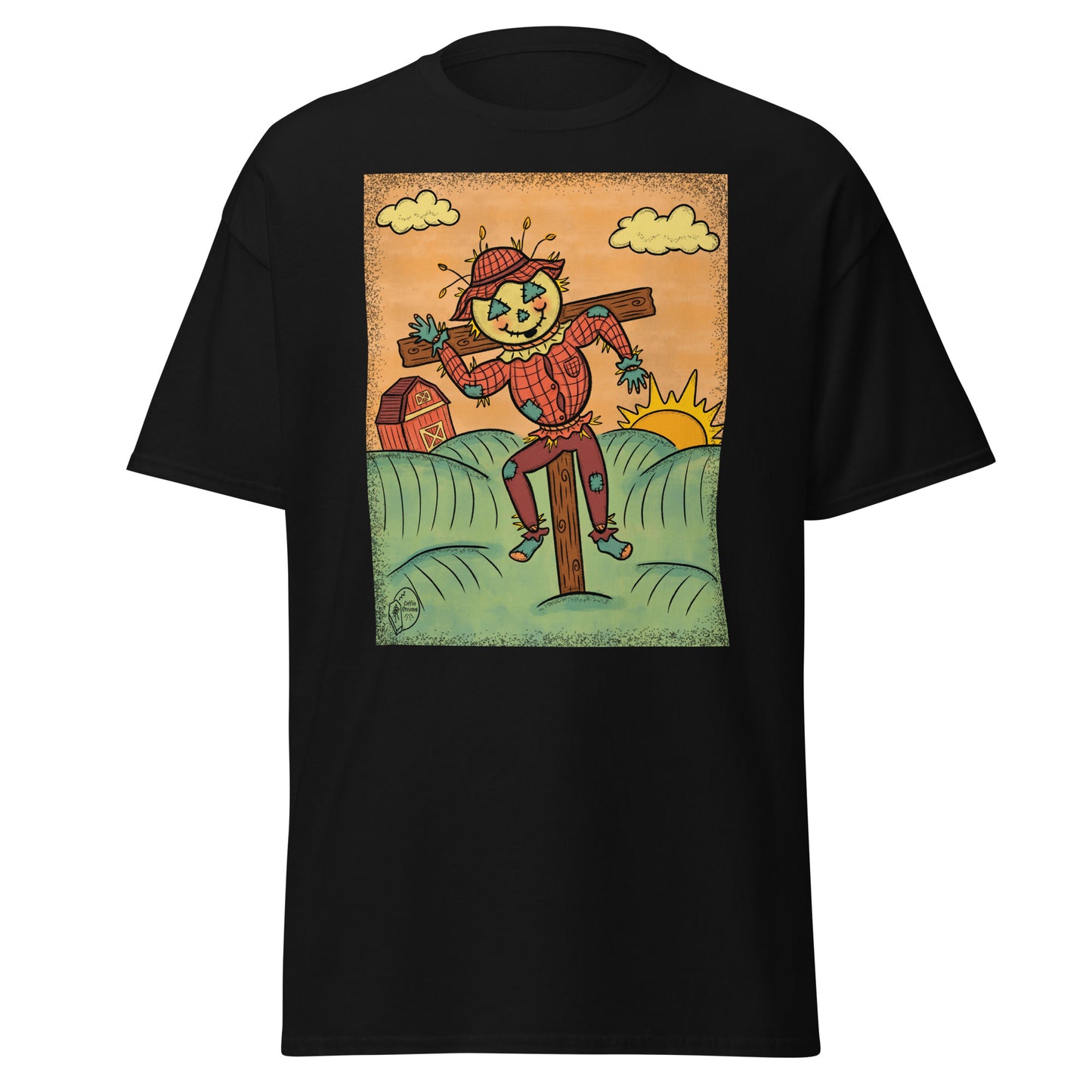 Vintage Halloween Scarecrow Tee