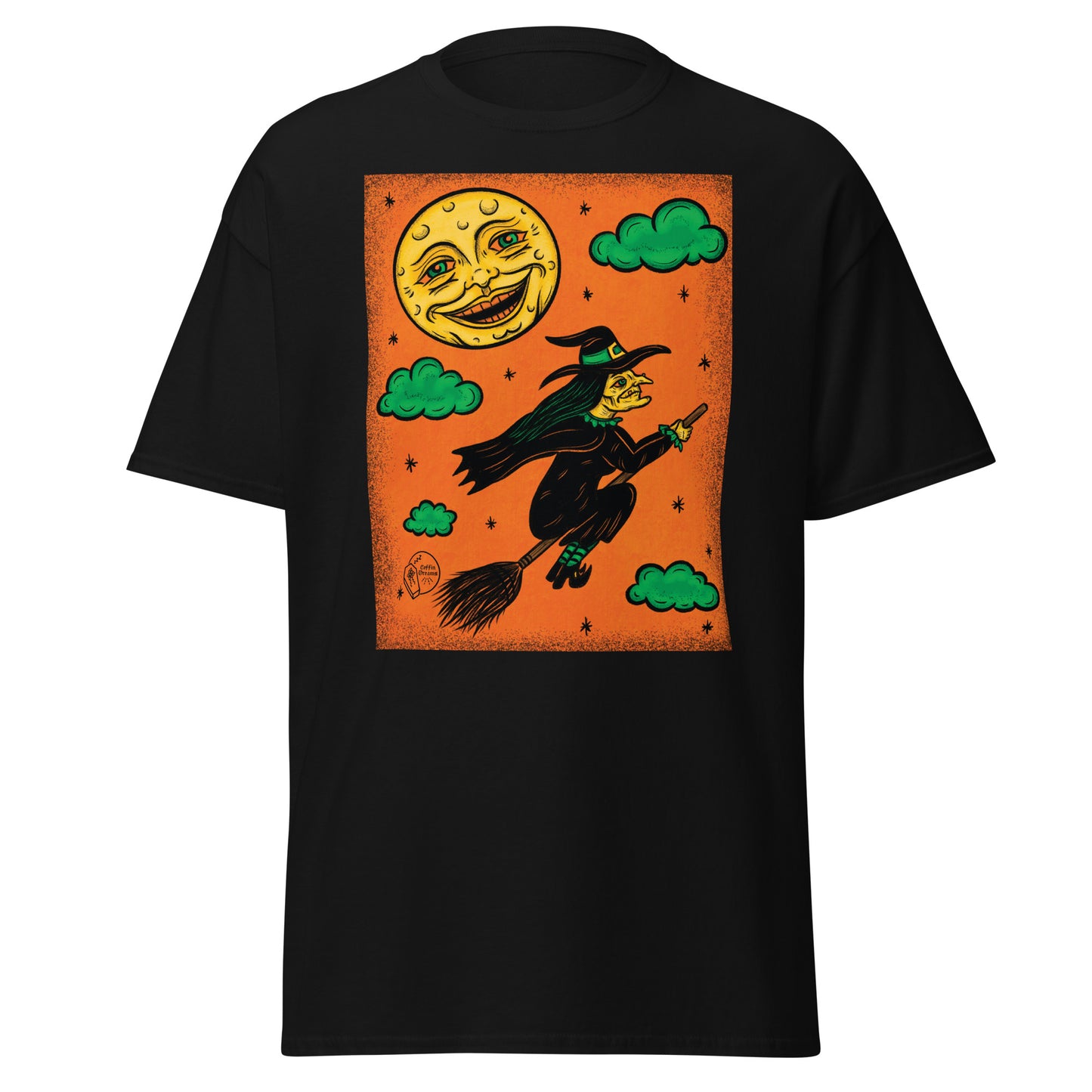 Vintage Halloween Witch Tee