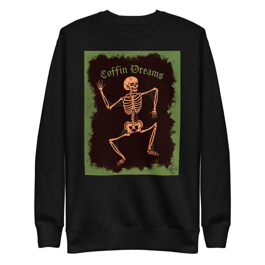 Vintage Halloween Skeleton Crew Neck