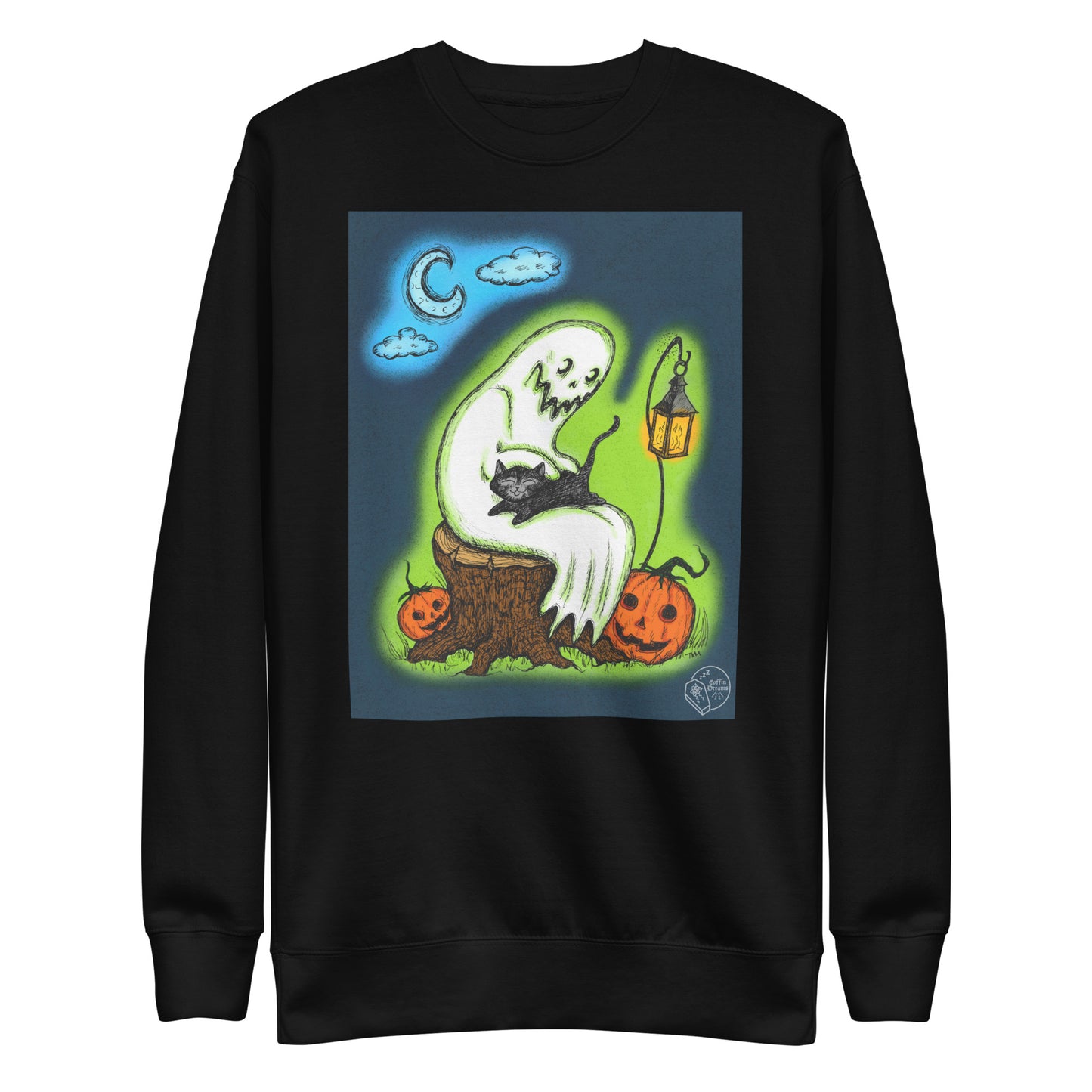 Ghost & Cat Crew Neck