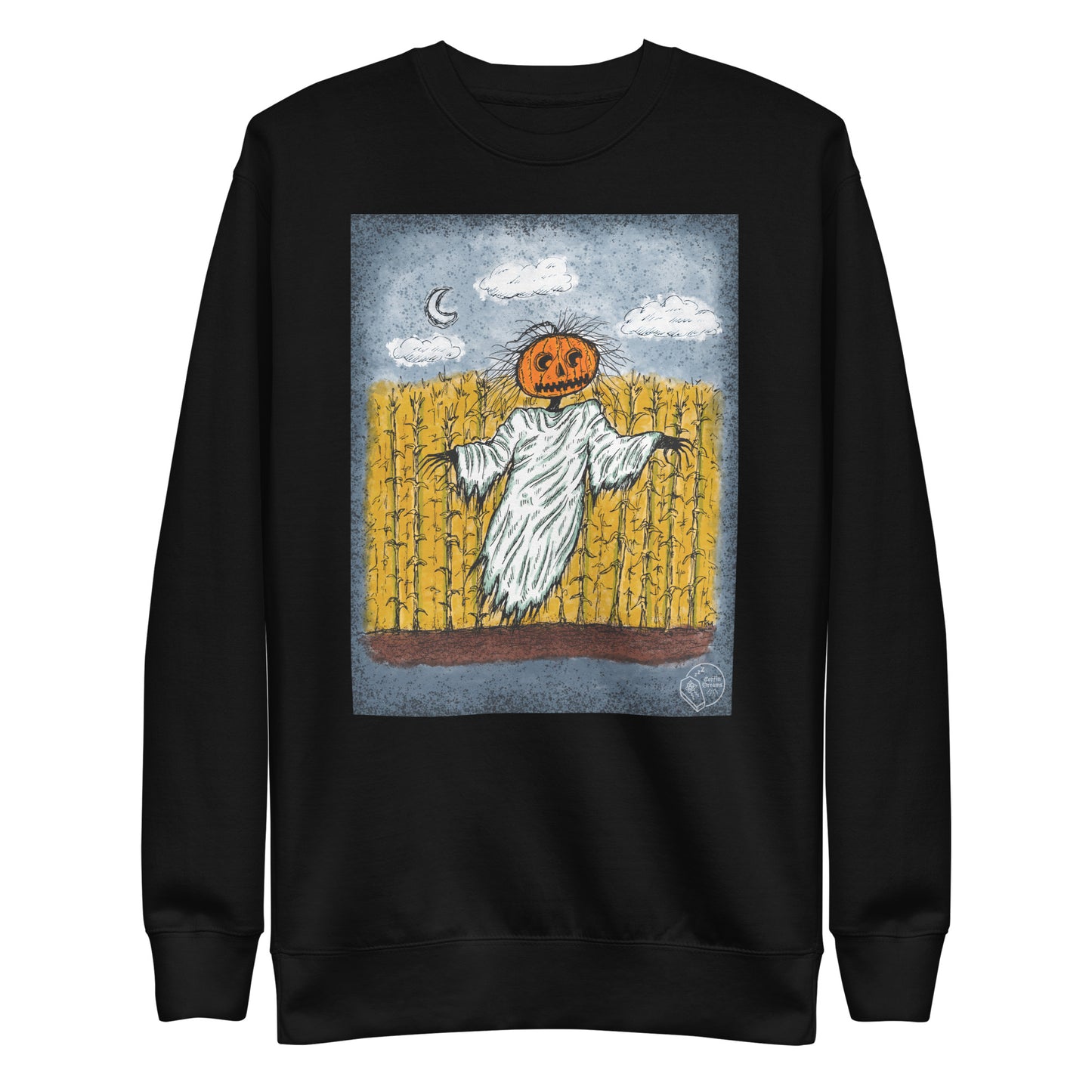 Pumpkin Ghost Crew Neck