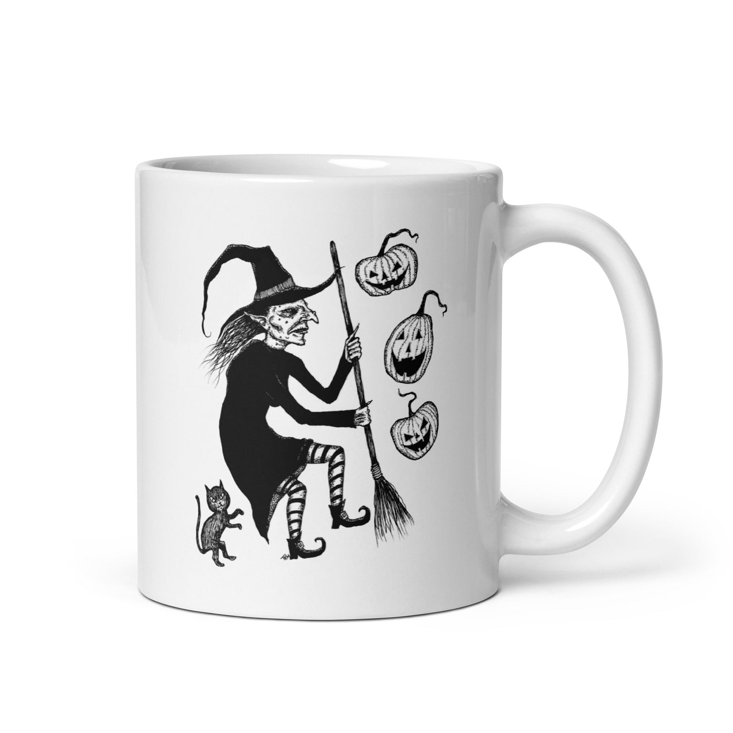 Pumpkin Witch Mug