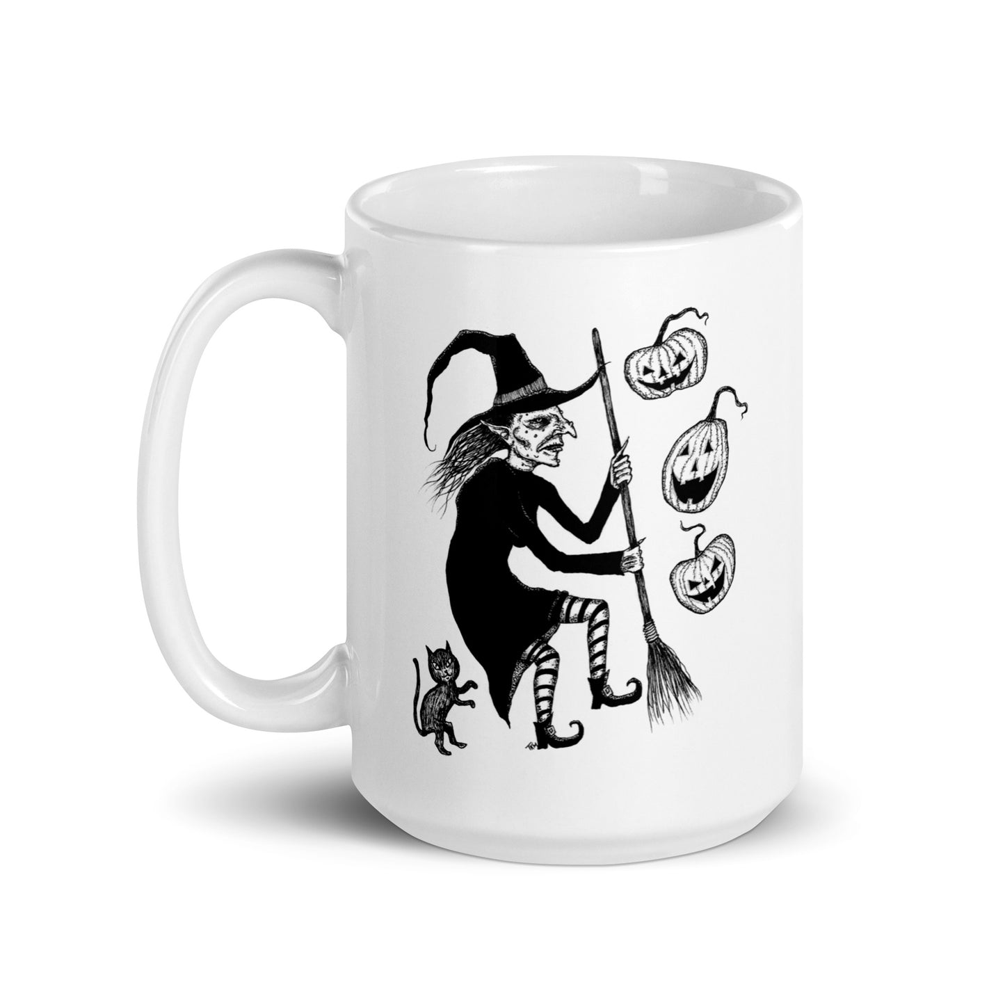 Pumpkin Witch Mug